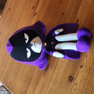 Teen Titan Raven Stuffed Animal, Plushy 15" EUC